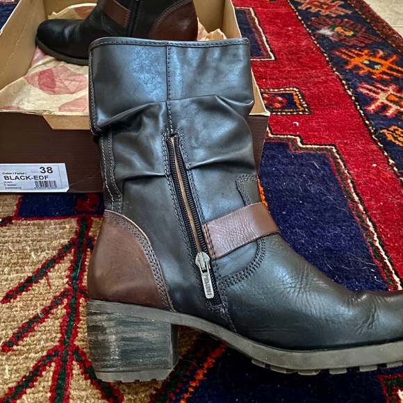 Beautiful chocolate and brown Pikolinos slouch boot. Size 8 - Picture 1 of 8